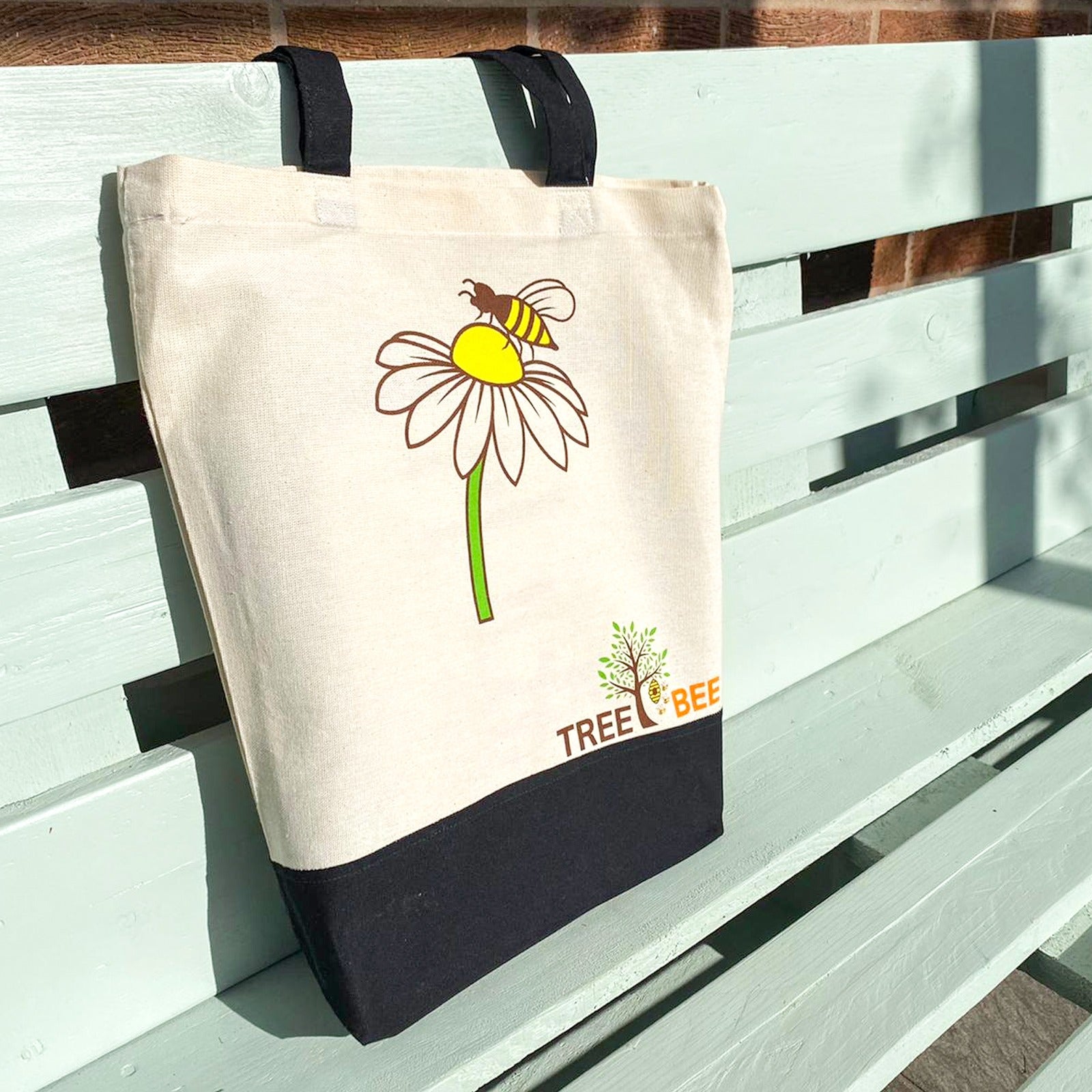 Canvas Tote Bag - Daisy Bee Design